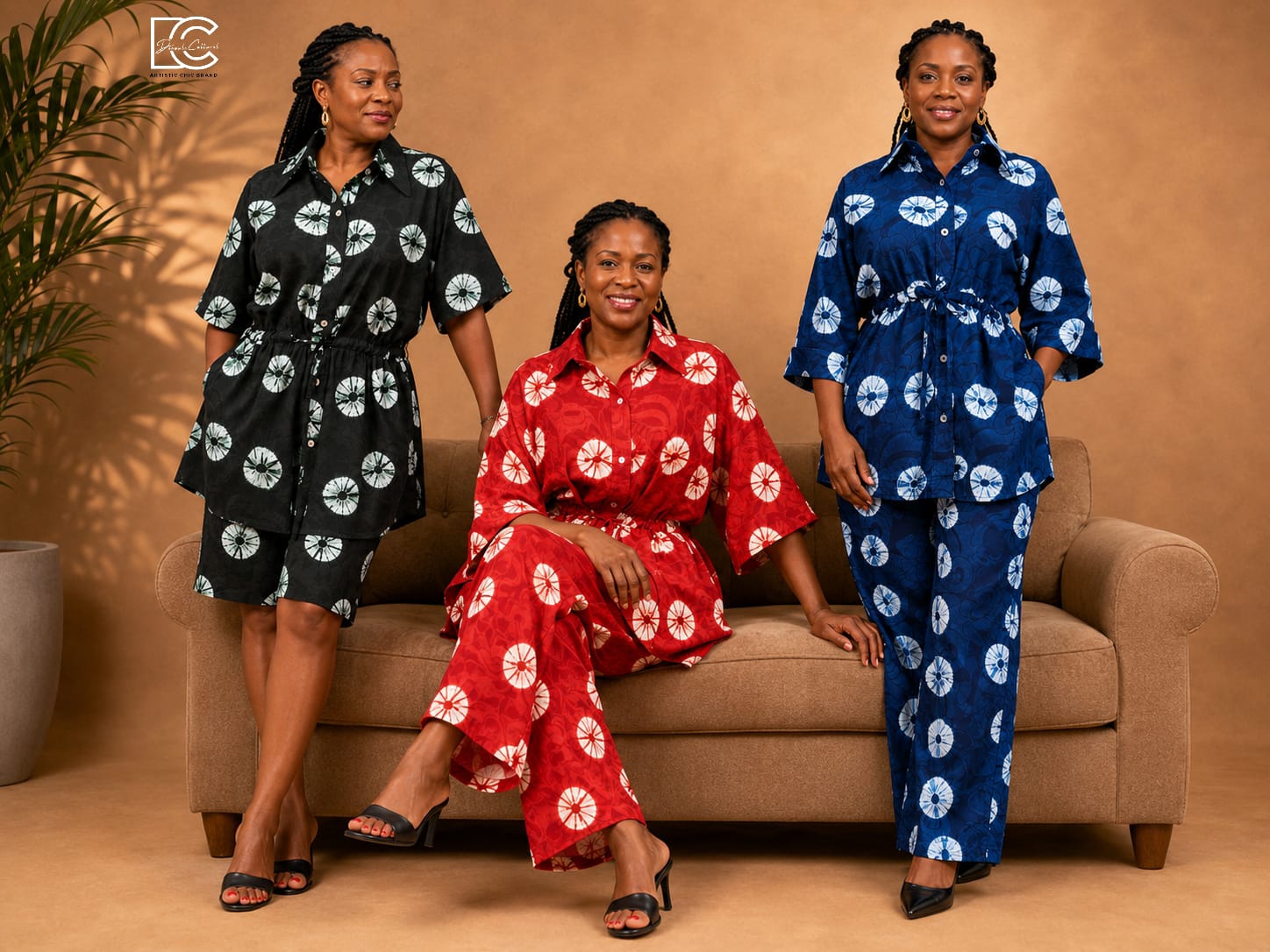 Short Sleeves Pants Set